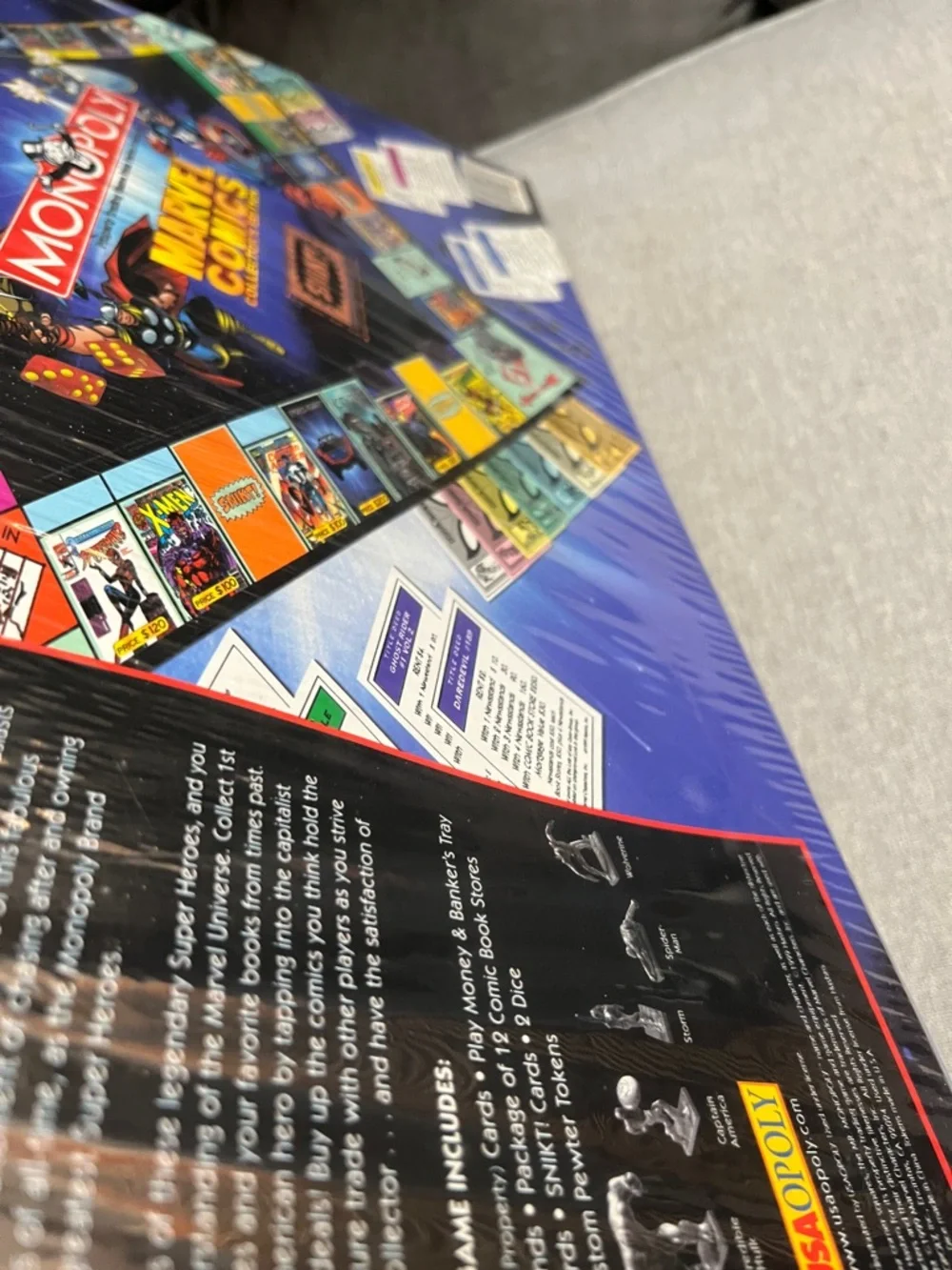 Marvel Comics Collector's Edition Monopoly Board Game 1999 NWT - Picture 12 of 13